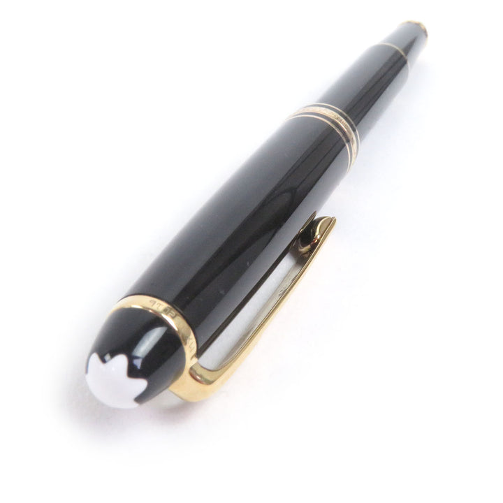 良品□MONTBLANC モンブラン マイスターシュテュック クラシック Pix キャップ式 ボールペン ブラック ゴールド ドイツ製 メンズ