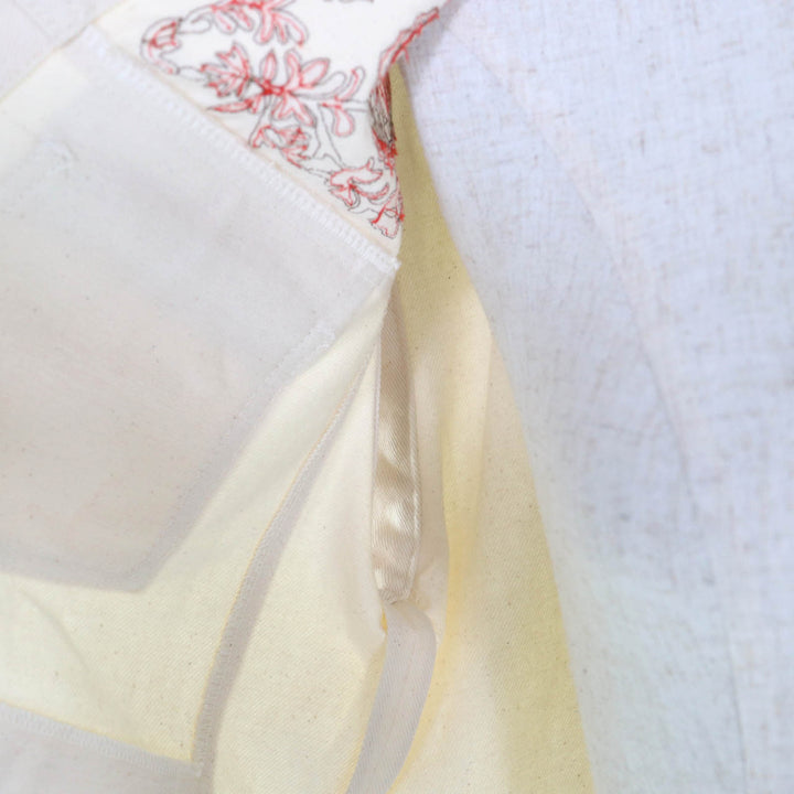 未使用品◇クリスチャンディオール 412V19X3296 コットン100％ ロゴ刺繍 ビーズ装飾付き ショートスリーブ デニムジャケット 38 正規品