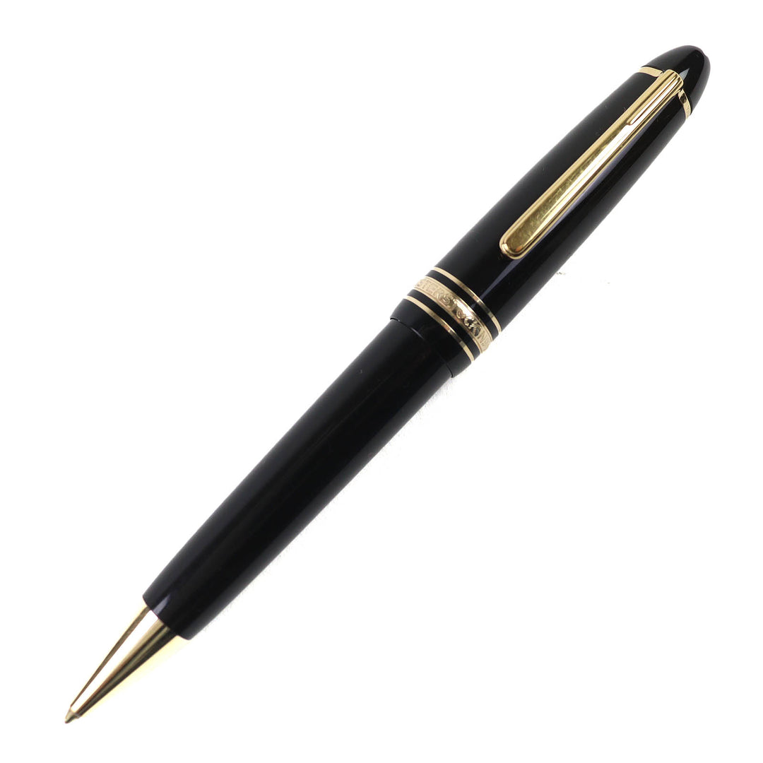 良品△MONTBLANC モンブラン マイスターシュテュック ル・グラン ツイスト式 ボールペン ブラック ゴールド ドイツ製 メンズ 筆記確認済