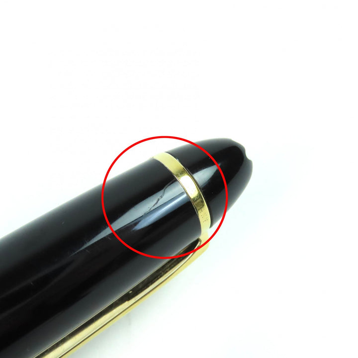 良品△MONTBLANC モンブラン マイスターシュテュック ル・グラン ツイスト式 ボールペン ブラック ゴールド ドイツ製 メンズ 筆記確認済