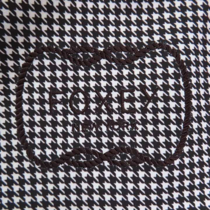 未使用品◇FOXEY NEW YORK フォクシー ニューヨーク 44436 Coat Rainy Walk ロゴ刺繍 ウォータープルーフ ストレッチ コート 38 正規品