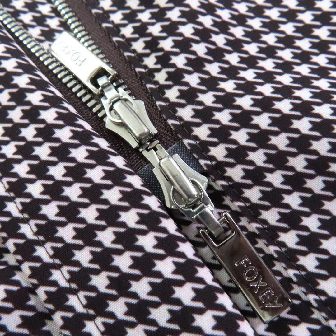 未使用品◇FOXEY NEW YORK フォクシー ニューヨーク 44436 Coat Rainy Walk ロゴ刺繍 ウォータープルーフ ストレッチ コート 38 正規品
