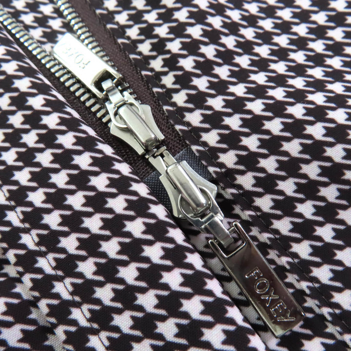 未使用品◇FOXEY NEW YORK フォクシー ニューヨーク 44436 Coat Rainy Walk ロゴ刺繍 ウォータープルーフ ストレッチ コート 38 正規品