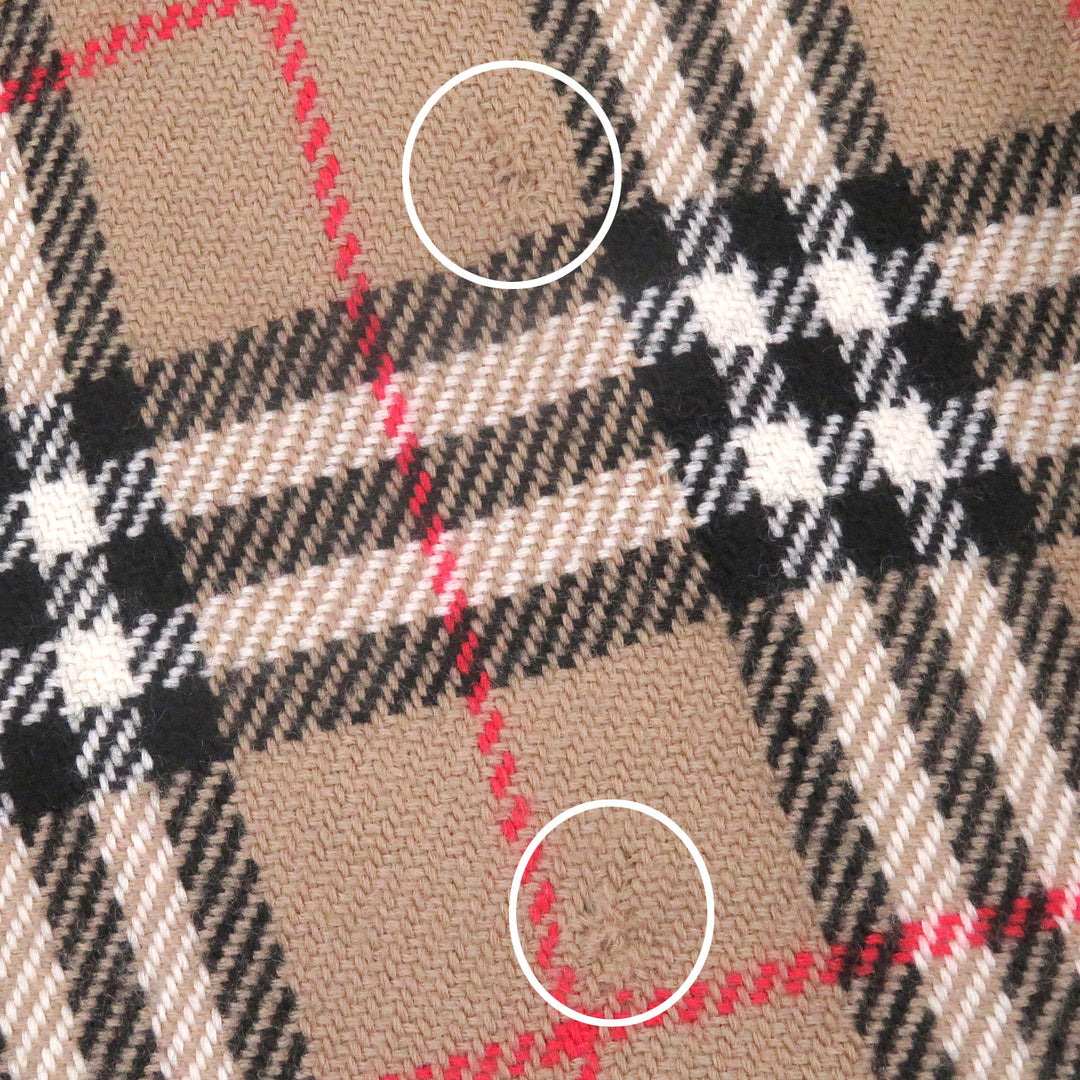 美品□Burberrys バーバリー ヴィンテージ シルク混 ノバチェック柄 カシミヤライナー付き ステンカラーコート スプリングコート 92-170