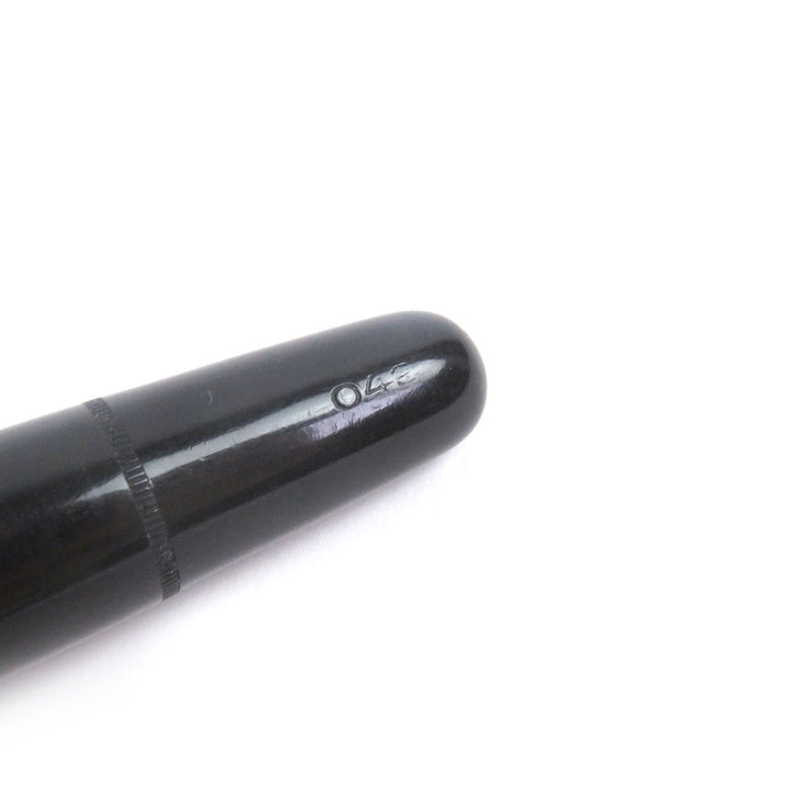 良品□MONTBLANC モンブラン ヴィンテージ Monte Rosa モンテローザ 042G ペン先14C Fニブ キャップ式 万年筆 ブラック ゴールド メンズ