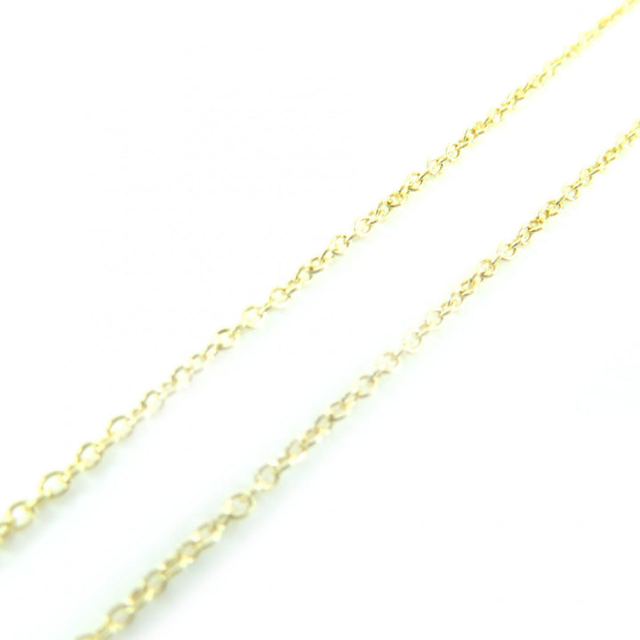 美品◇ティファニー バイザヤード エルサペレッティ K18 750YG ダイヤ0.05ct 枠直径約3.80mm ネックレス 重量1.79g 定価217800円 現行品