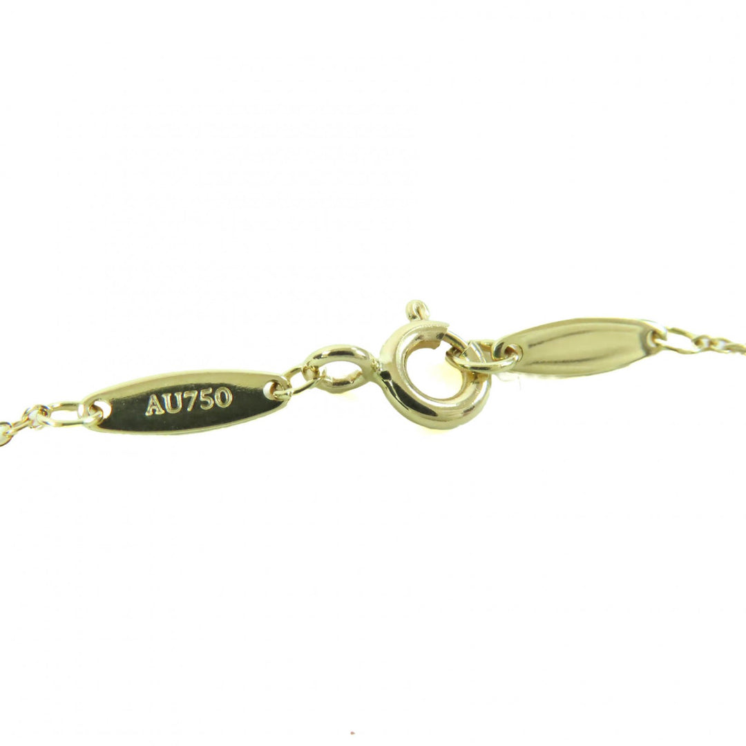 美品◇ティファニー バイザヤード エルサペレッティ K18 750YG ダイヤ0.05ct 枠直径約3.80mm ネックレス 重量1.79g 定価217800円 現行品