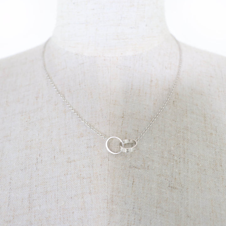 極美品☆Cartier カルティエ SR1492 ベビーラブ ネックレス 750(WG) ペンダント ホワイトゴールド 重量7.14g レディース