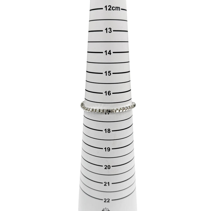 美品●TIFFANY&amp;Co. ティファニー ベネチアン 925 チェーン ブレスレット シルバー 重量16.5g メンズ 箱・保存袋付き