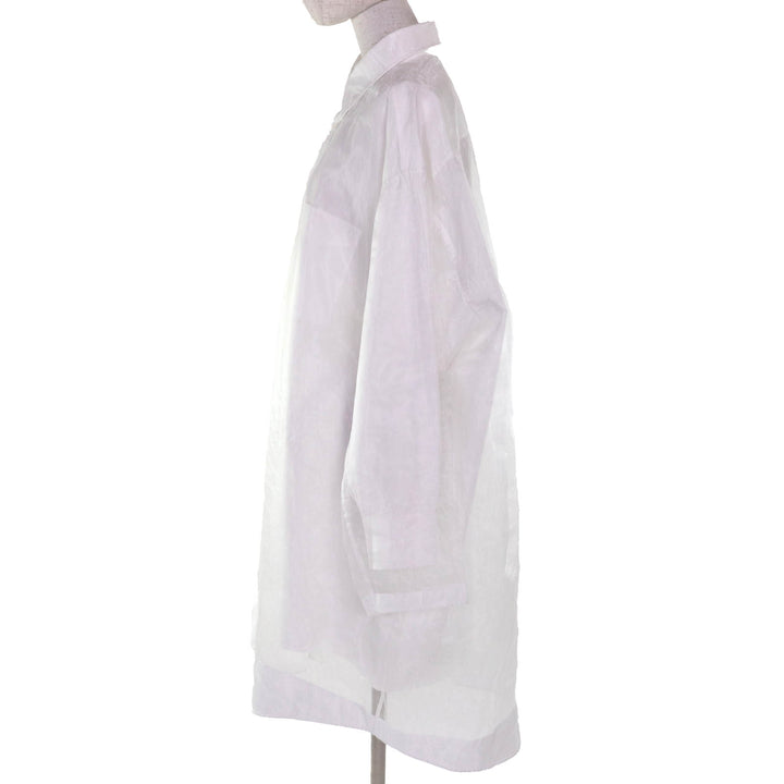 極美品◇Maison Margiela メゾンマルジェラ S29CT0972 コットン100％ シースルー レイヤード ロング長袖シャツ ワンピース 40 正規品