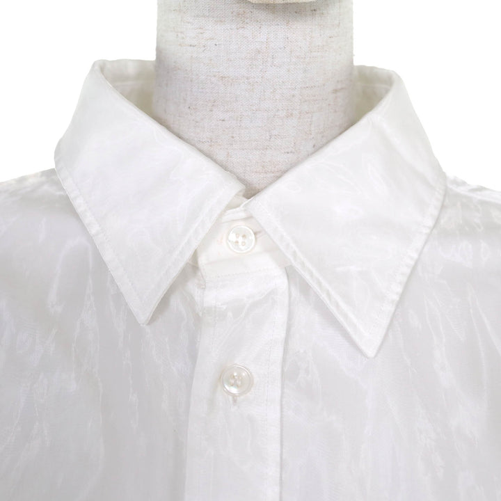 極美品◇Maison Margiela メゾンマルジェラ S29CT0972 コットン100％ シースルー レイヤード ロング長袖シャツ ワンピース 40 正規品