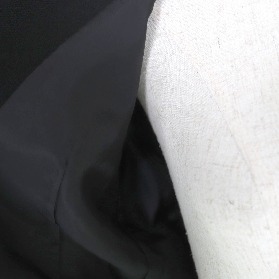 美品◇Ys Yohji Yamamoto ヨウジヤマモト 変形 ピークドラペル ウール100％ シングルジャケット テールジャケット ブラック 日本製 正規品