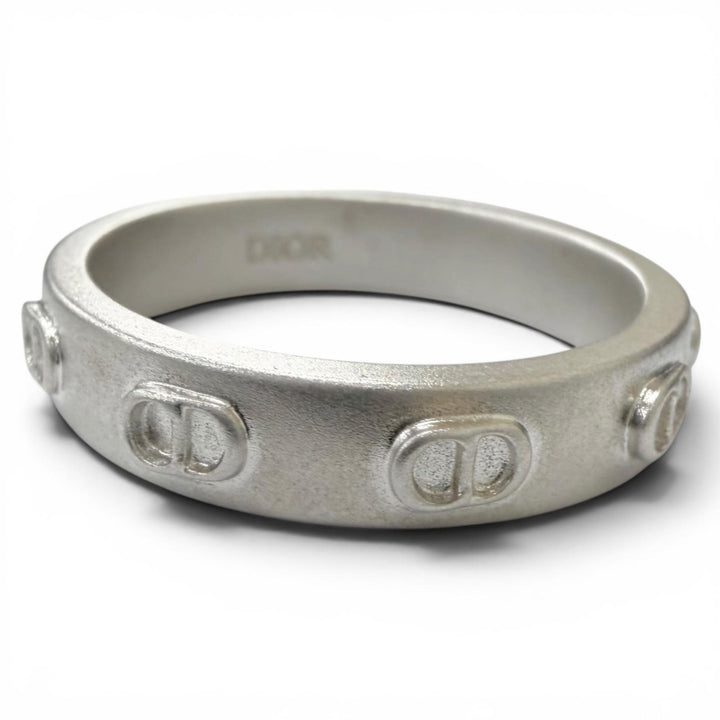 極美品□DIOR ディオール オム R3472HOMST D990 AG925 CD Icon リング 指輪 シルバー M (JP20号相当) 重量5.7g メンズ 定価62000円