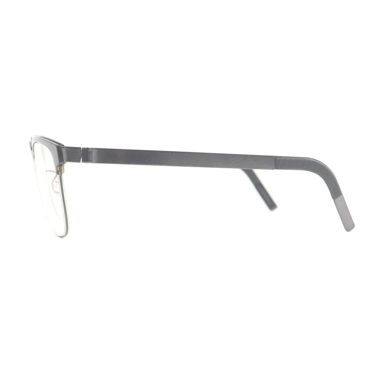 未使用品□LINDBERG リンドバーグ SHOWROOM SH ハーフリム サーモントメガネ 眼鏡 アイウェア 50□19-135 ブラウン系 デモレンズ