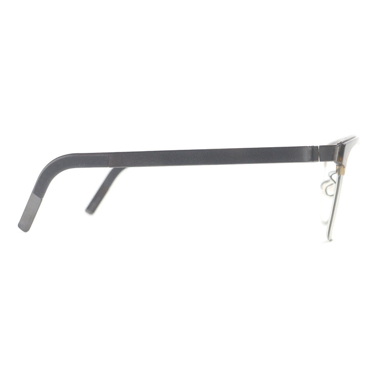 未使用品□LINDBERG リンドバーグ SHOWROOM SH ハーフリム サーモントメガネ 眼鏡 アイウェア 50□19-135 ブラウン系 デモレンズ