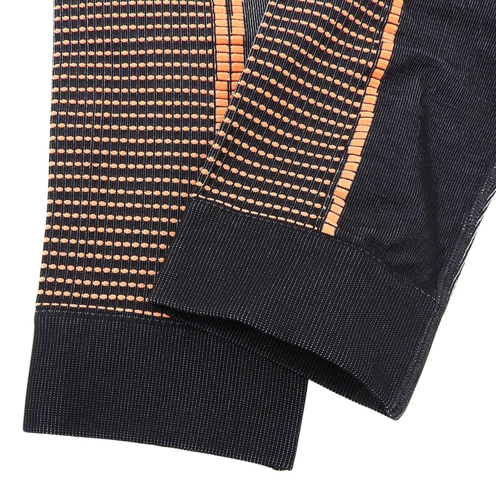 未使用品▲GUCCI グッチ 689203 GGジャカード ジャージー スパッツ ジョギングパンツ ブラック オレンジ M イタリア製 正規品 レディース