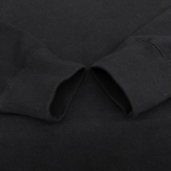 未使用品▲JIL SANDER+ ジルサンダープラス 24SS J40GU0102 コットン100％ ロゴラベル付 長袖 スウェット 黒 M 伊製 正規品 レディース