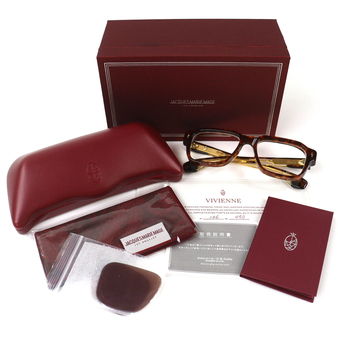 美品△JACQUESMARIEMAGE ジャックマリーマージュ VIVIENNE-ARGYLE 106/450 世界450本限定 メガネ 眼鏡 55□19 度入り 定価159500円