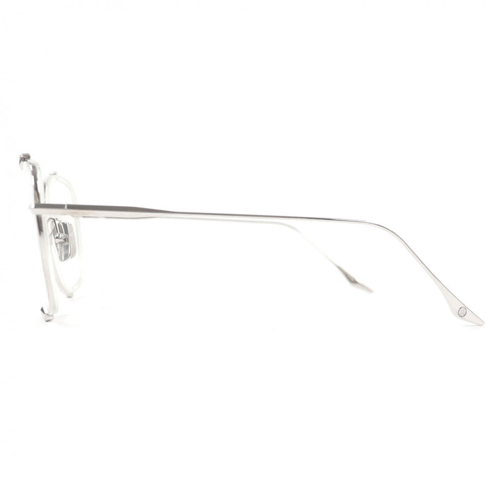 未使用品□DITA ディータ DTX442-A-03 ATARON THREE メガネ 眼鏡 アイウェア シルバー クリア 52□22-145 デモレンズ 日本製 定価95700円