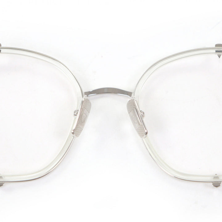未使用品□DITA ディータ DTX442-A-03 ATARON THREE メガネ 眼鏡 アイウェア シルバー クリア 52□22-145 デモレンズ 日本製 定価95700円