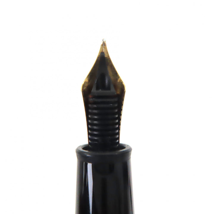 美品▼MONTBLANC モンブラン プラチナライン マイスターシュテュック 145 Pix クラシック ペン先14K Fニブ ホワイトスター 万年筆