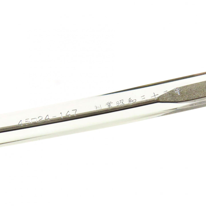 極美品▼金子眼鏡 カネコガンキョウ KAS-20 ACETATE メガネ 眼鏡 アイウェア クリア 45□24-147 度入り ケース付き 日本製 メンズ