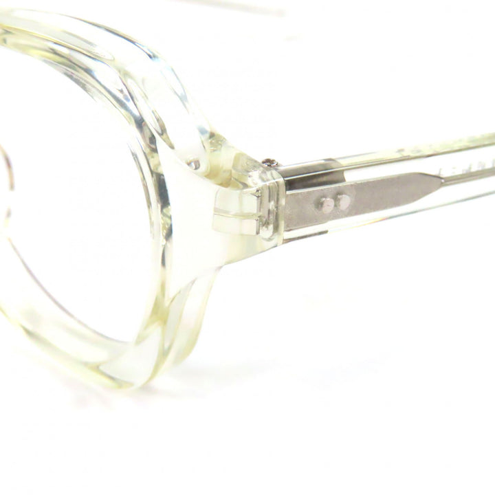 極美品▼金子眼鏡 カネコガンキョウ KAS-20 ACETATE メガネ 眼鏡 アイウェア クリア 45□24-147 度入り ケース付き 日本製 メンズ