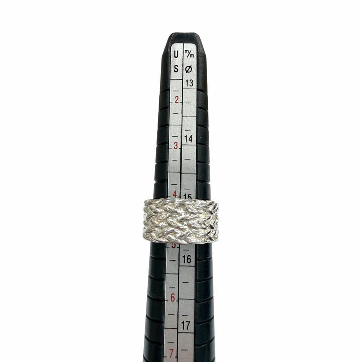 極美品▼HERMES エルメス ヴィンテージ ディアンヌ 925 リング 指輪 シルバー JP9号 重量11.41g メンズ レディース アクセサリー