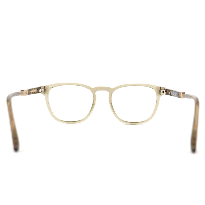 美品△TOM FORD トムフォード TF5890-B ベッコウ柄 ウェリントン メガネ 眼鏡 アイウェア クリアブラウン 51□19 145 度入り 伊製 メンズ
