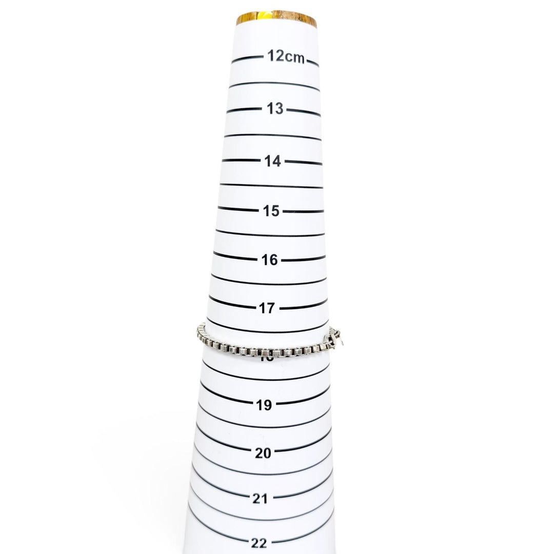美品□TIFFANY&amp;Co. ティファニー ベネチアン SV925 チェーンブレスレット アクセサリー シルバー 重量15.73g レディース メンズOK