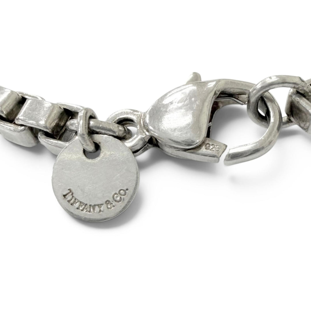 美品□TIFFANY&amp;Co. ティファニー ベネチアン SV925 チェーンブレスレット アクセサリー シルバー 重量15.73g レディース メンズOK