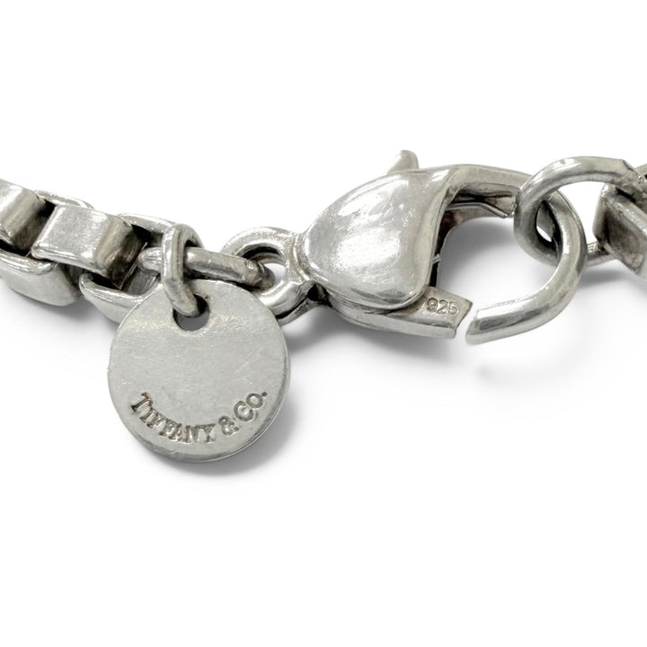 美品□TIFFANY&amp;Co. ティファニー ベネチアン SV925 チェーンブレスレット アクセサリー シルバー 重量15.73g レディース メンズOK