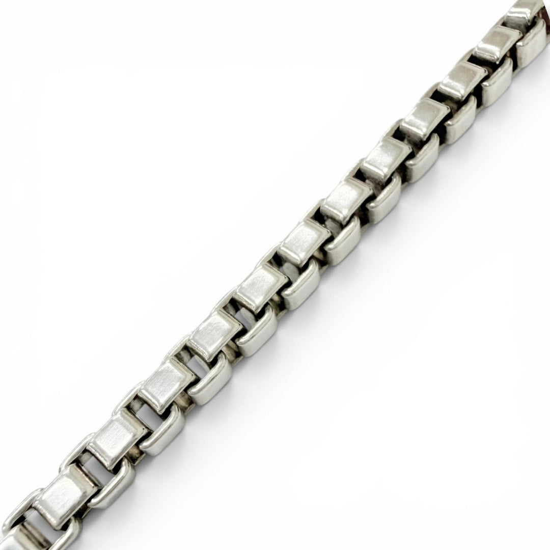 美品□TIFFANY&amp;Co. ティファニー ベネチアン SV925 チェーンブレスレット アクセサリー シルバー 重量15.73g レディース メンズOK