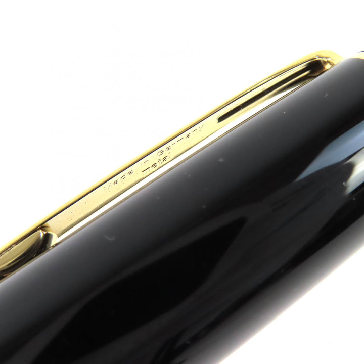 美品△MONTBLANC モンブラン マイスターシュテュック 149 Pix ペン先18K Mニブ 万年筆 ブラック ゴールド 箱・ケース付 ドイツ製 メンズ