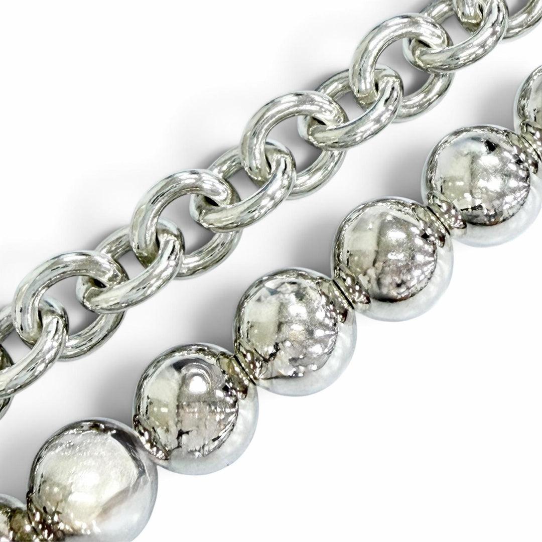 美品△TIFFANY&amp;Co. ティファニー リターントゥティファニー ハードウェア ハート タグ ラップ ロング ネックレス 2連可 AG925 重量95.7g