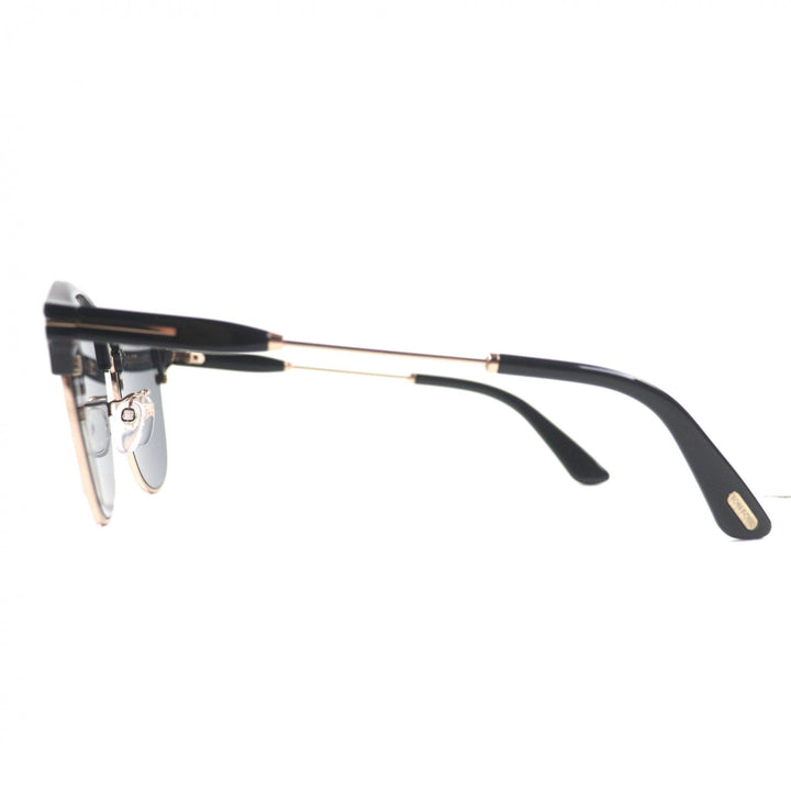 美品▼TOM FORD トムフォード TF890-K アジアンフィット サングラス ブラック ピンクゴールド 56□20 145 デモレンズ ケース付き メンズ