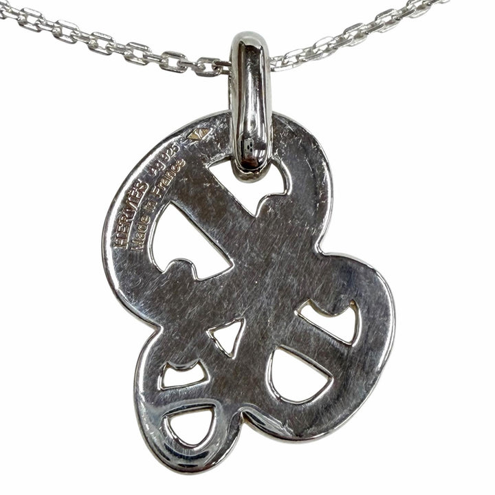 美品◇HERMES エルメス シェーヌダンクル アンシェネPM 925 ネックレス ペンダント アクセサリー シルバー 仏製 重量12.5g レディース