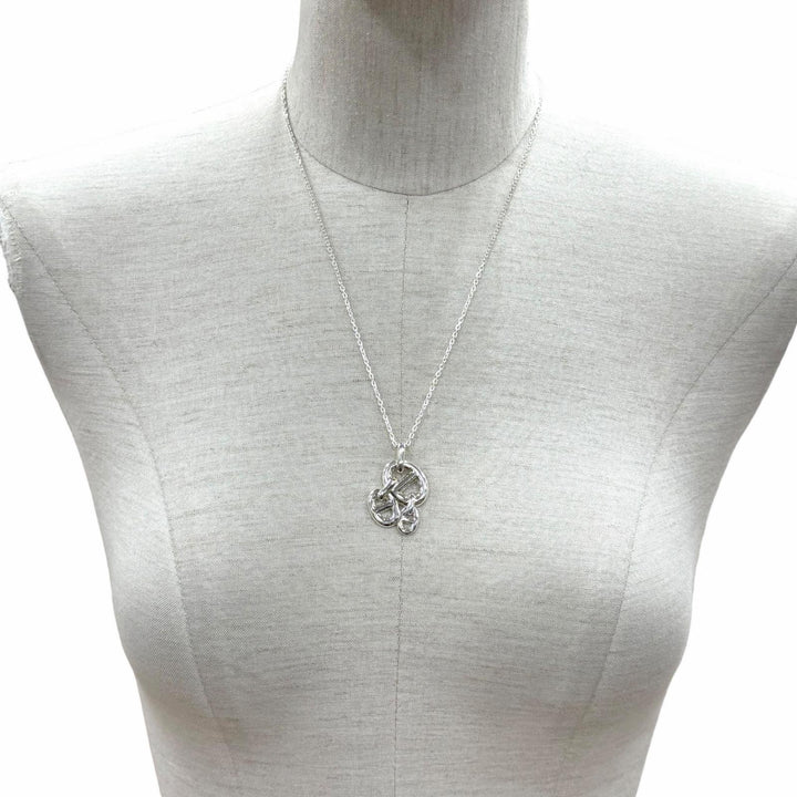 美品◇HERMES エルメス シェーヌダンクル アンシェネPM 925 ネックレス ペンダント アクセサリー シルバー 仏製 重量12.5g レディース