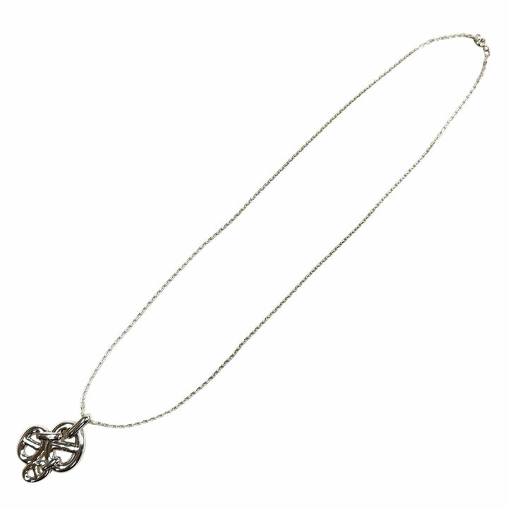 美品◇HERMES エルメス シェーヌダンクル アンシェネPM 925 ネックレス ペンダント アクセサリー シルバー 仏製 重量12.5g レディース