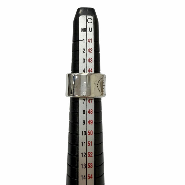 極美品□HERMES エルメス AG925 エクリプス リュバン リング 指輪 アクセサリー シルバー 46/JP6号相当 重量11.12g レディース メンズ