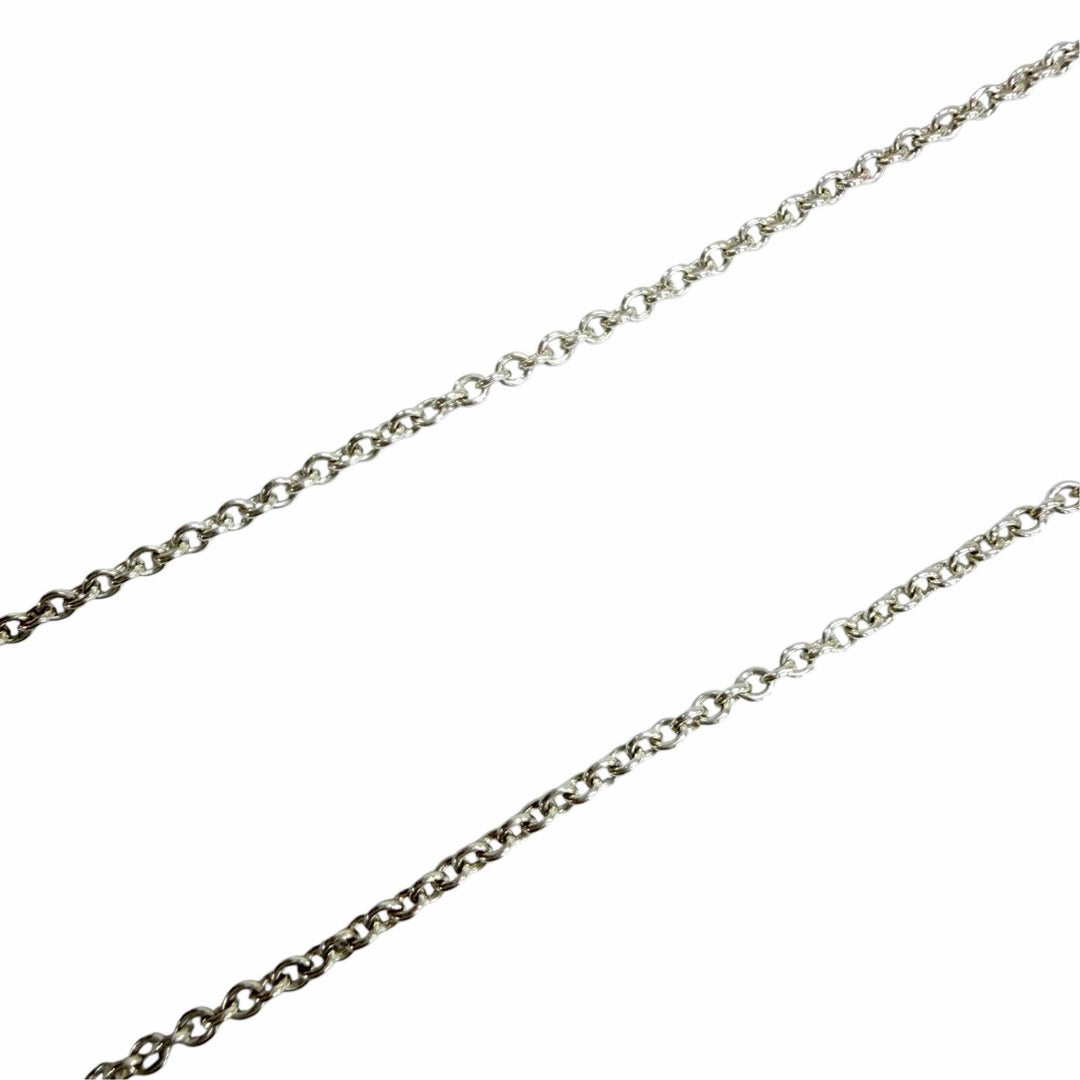 美品☆TIFFANY&amp;Co. ティファニー AG925 ハートキー ネックレス ペンダント シルバー ティファニーブルー 重量4.6g レディース 保存袋付き