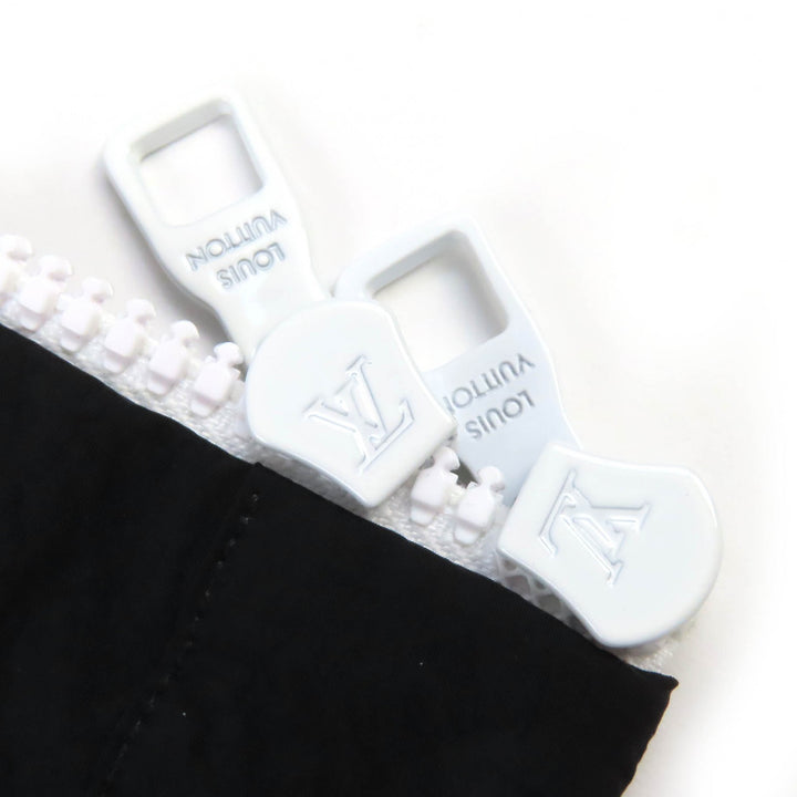 美品△LOUIS VUITTON ルイヴィトン 1AAHF6 パッチワークロゴ ライトウィンドブレーカー ナイロンジャケット マルチカラー 44 伊製 正規品