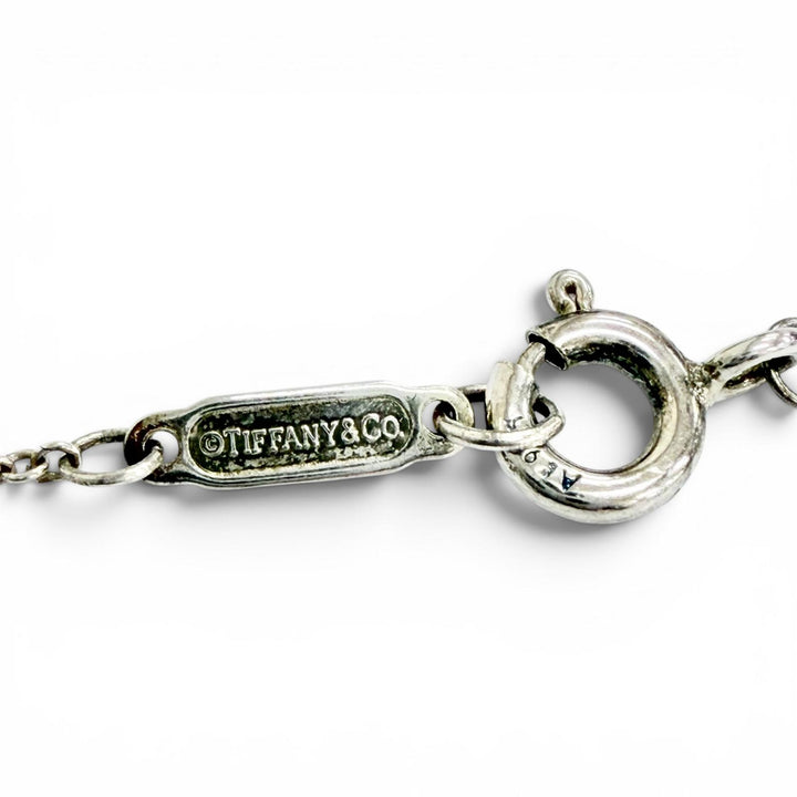 美品△TIFFANY&amp;Co. ティファニー リターントゥティファニー ミニ ダブル ハート タグ ペンダント ネックレス AG925 重量2.51g 箱付き