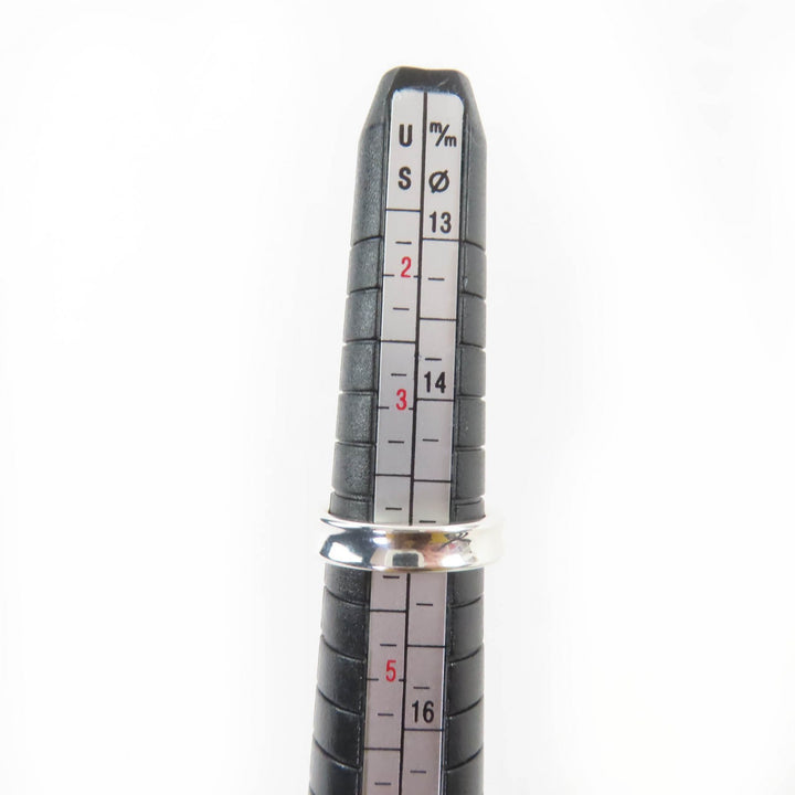極美品☆TIFFANY&amp;Co. ティファニー 1837 ナロー リング AG925 2Pサファイア 現行品 シルバー JP7号相当 重量3.6g 定価116600円