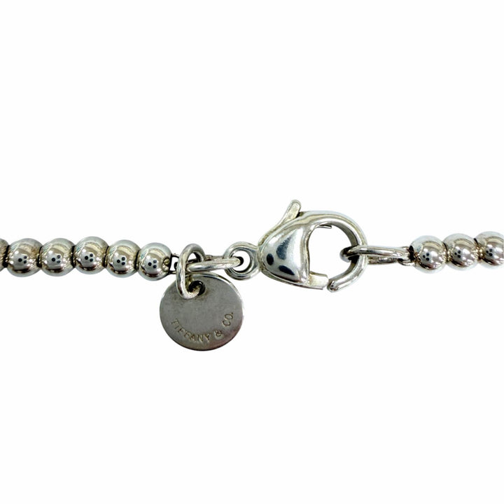 美品☆TIFFANY&amp;Co. ティファニー ハードウェア ボールチェーン ネックレス アクセサリー 925 シルバー 重量52.6g レディース 箱・保袋付
