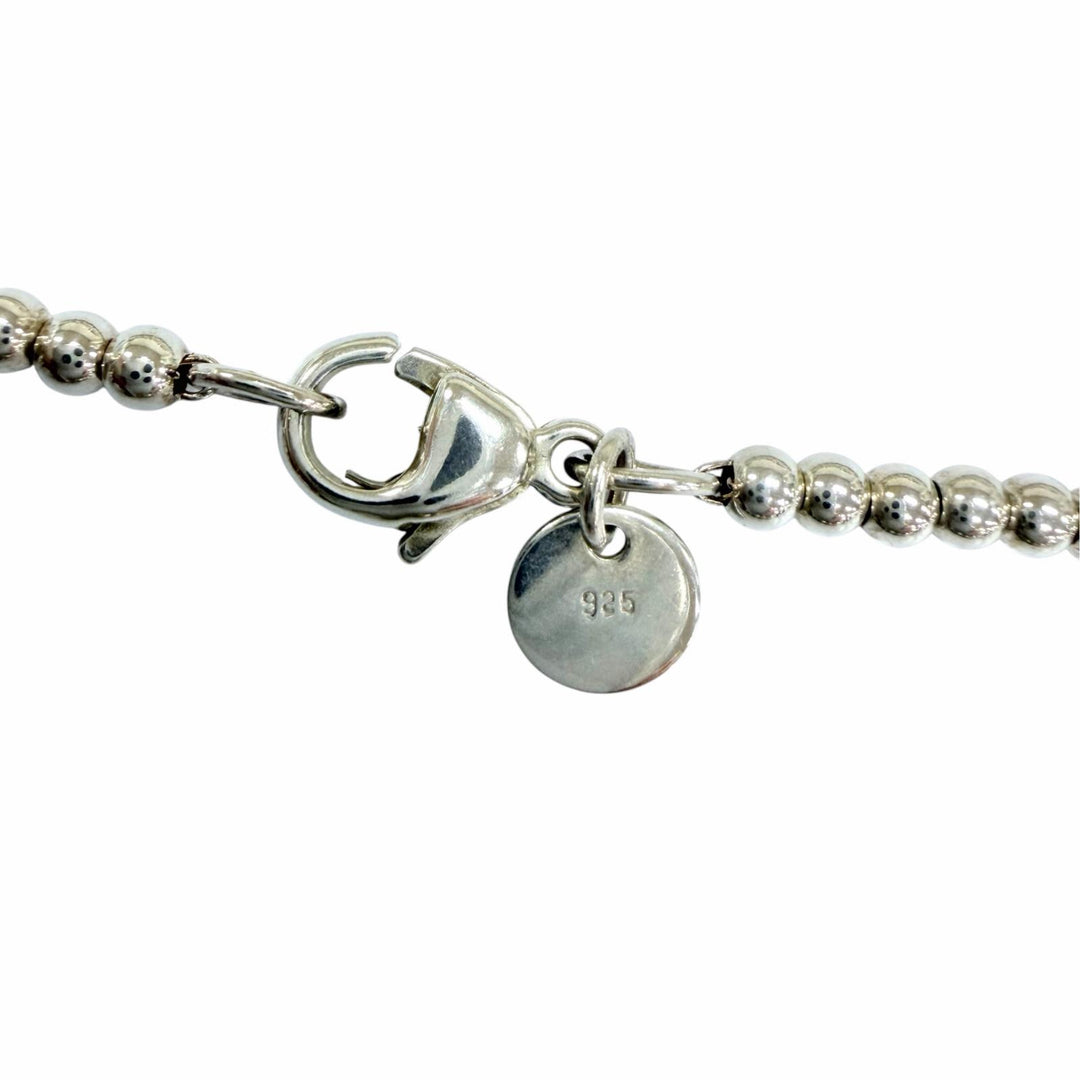 美品☆TIFFANY&amp;Co. ティファニー ハードウェア ボールチェーン ネックレス アクセサリー 925 シルバー 重量52.6g レディース 箱・保袋付