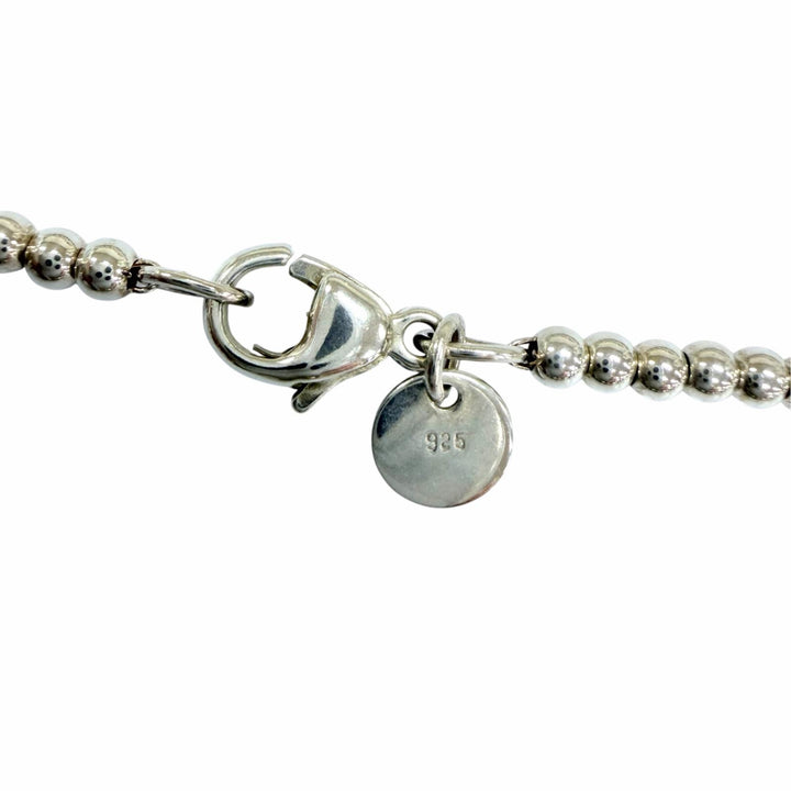 美品☆TIFFANY&amp;Co. ティファニー ハードウェア ボールチェーン ネックレス アクセサリー 925 シルバー 重量52.6g レディース 箱・保袋付