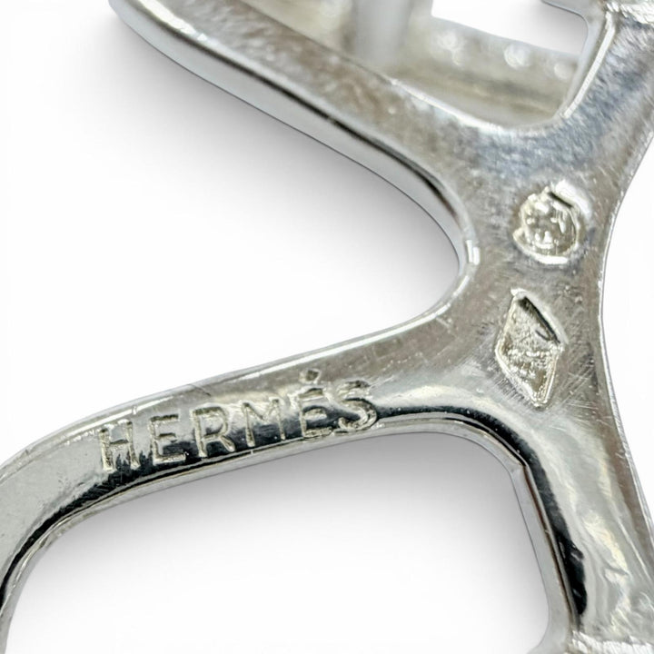 美品◇HERMES エルメス ヴィンテージ 925 シェーヌダンクル カフスボタン カフリンクス シルバー フランス製 重量11.08g メンズ
