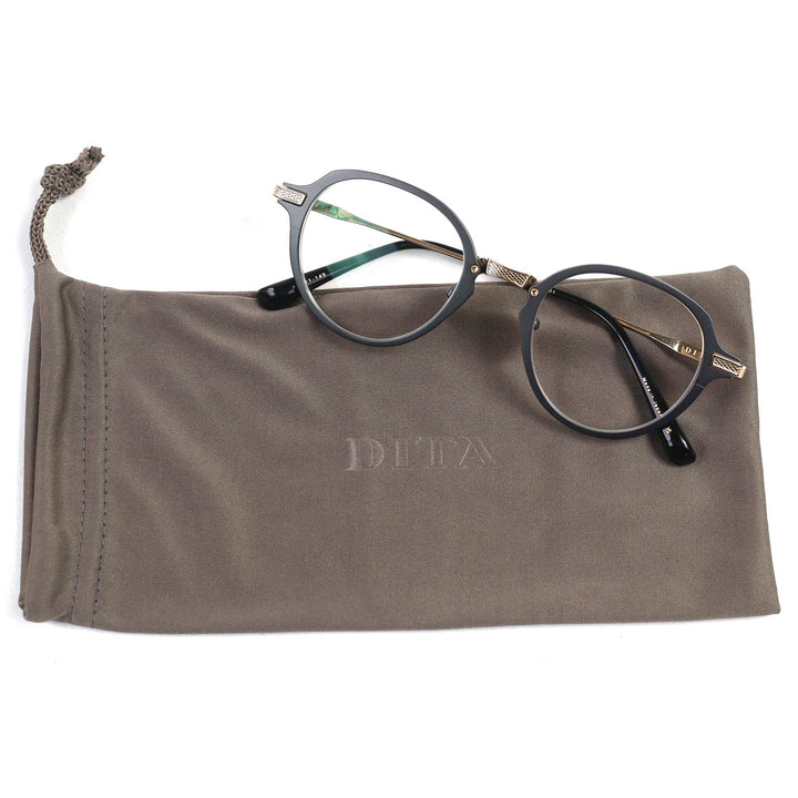 極美品△DITA ディータ DTX426-A-01 UNION-FOUR メガネ 眼鏡 アイウェア ブラック ゴールド 47□21 145 度入り メンズ 定価114400円