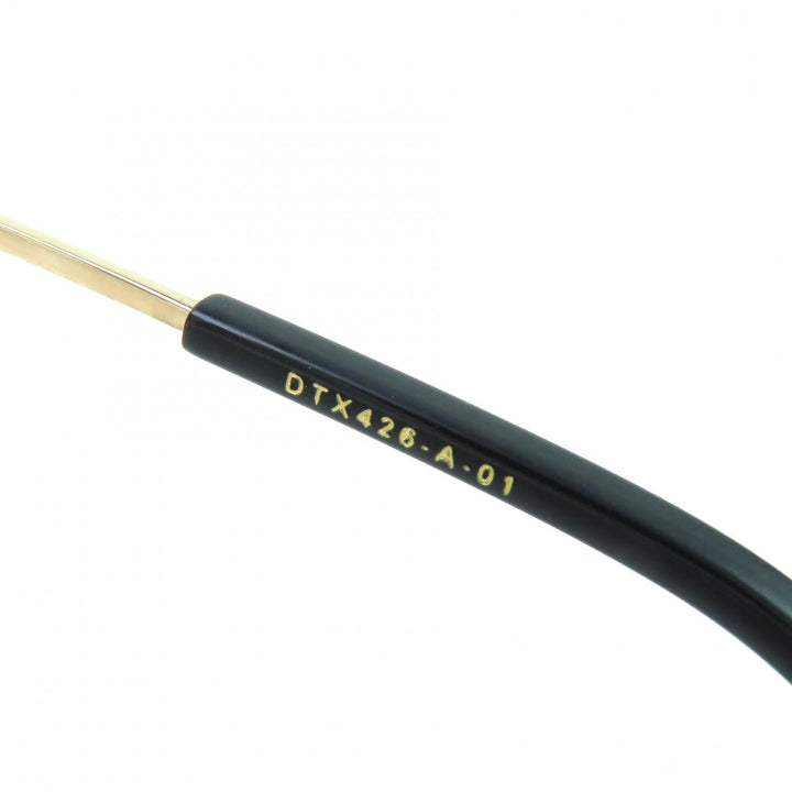 極美品△DITA ディータ DTX426-A-01 UNION-FOUR メガネ 眼鏡 アイウェア ブラック ゴールド 47□21 145 度入り メンズ 定価114400円